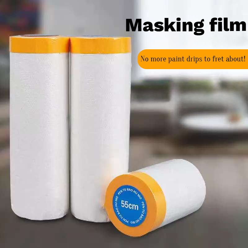 Dust Mask Construction - Koruyucu Önceden Bantlanmış Maskeleme Filmi, Araba,