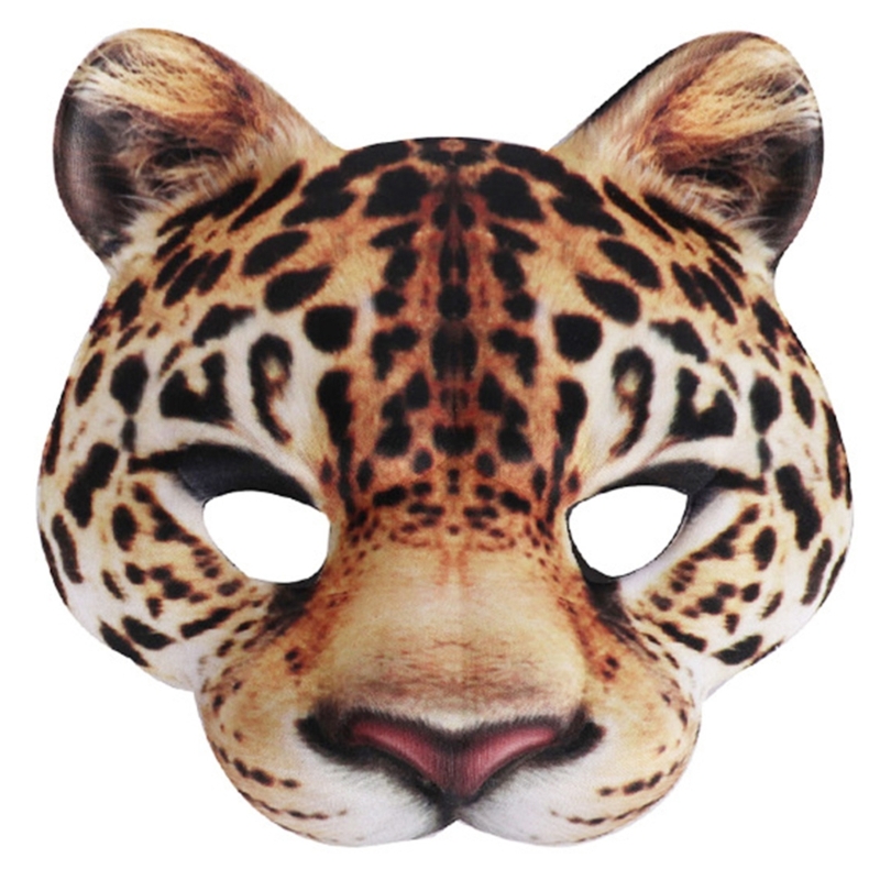 Respirator Half Face - Leopar Maskesi Parti Maskesi Giydirme Leopar