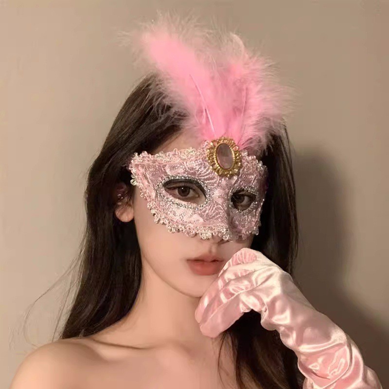 Respirator Half Face - Kadın Masquerade Maskesi Venedik Kostüm Yarım