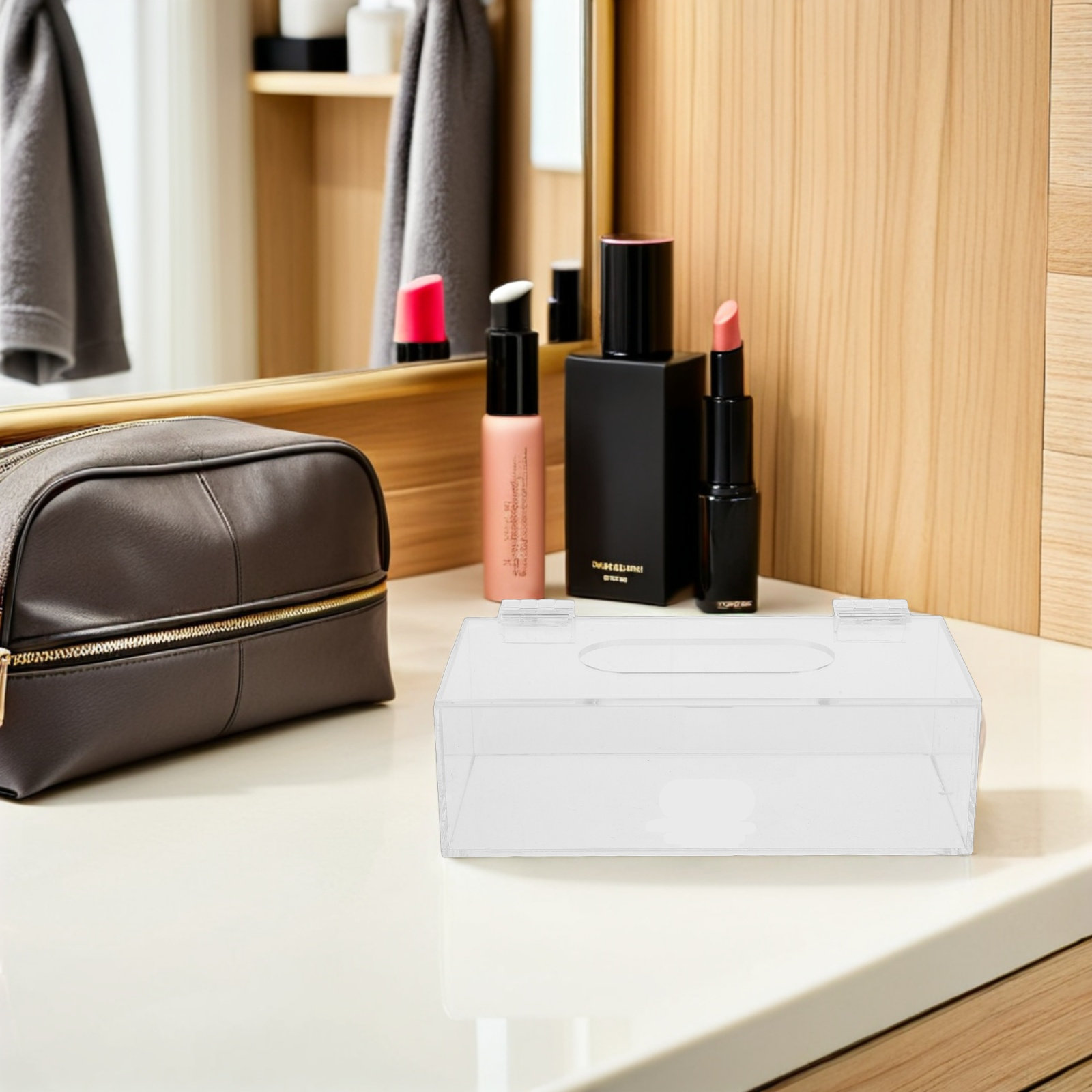 Şeffaf Akrilik Maske Saklama K - Face Mask Storage Box incelemesi ve fiyatı