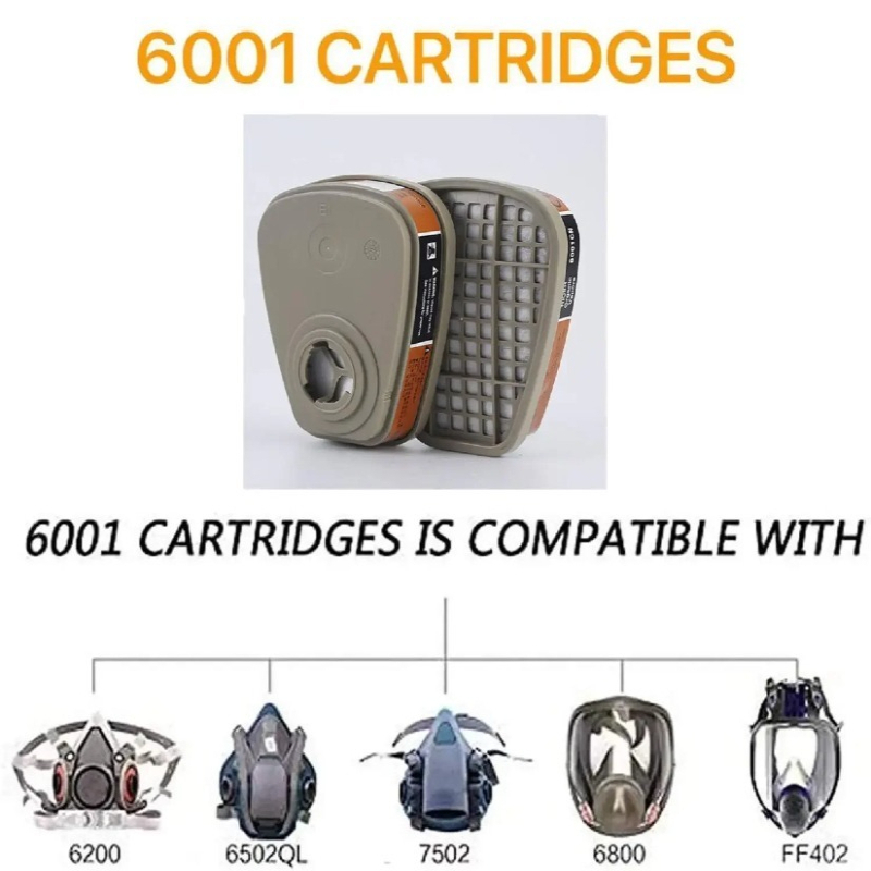 Aktif Karbon 6001 Kartuşları 5 - Dust Mask Construction incelemesi ve fiyatı