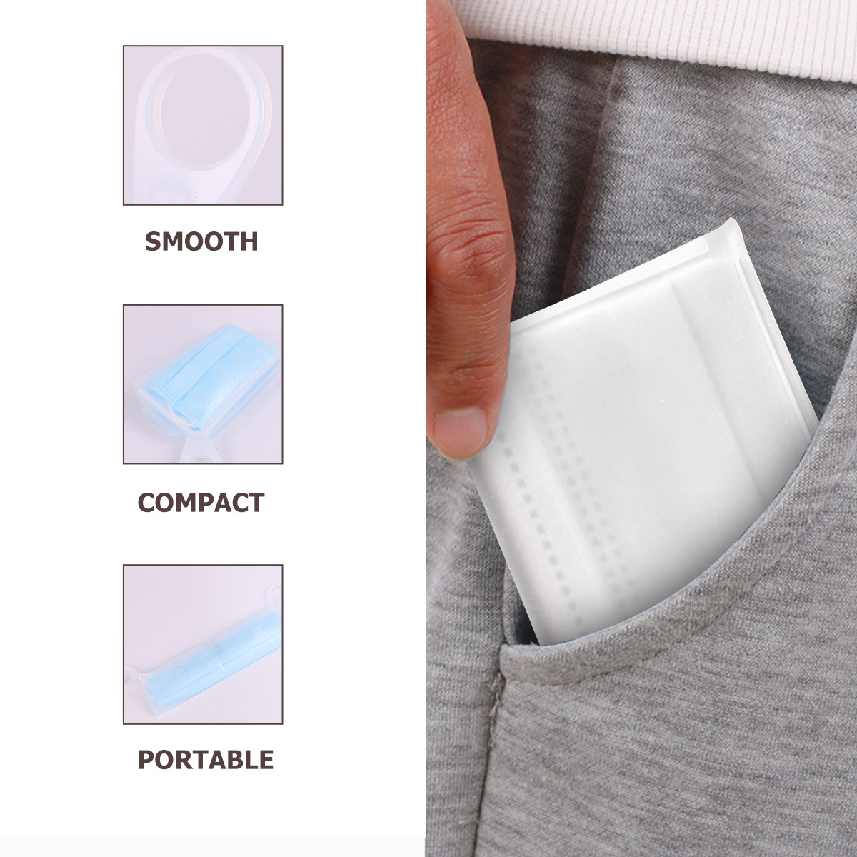 2 Adet Gıda Sınıfı Silikon Mas - Face Mask Storage Box incelemesi ve fiyatı