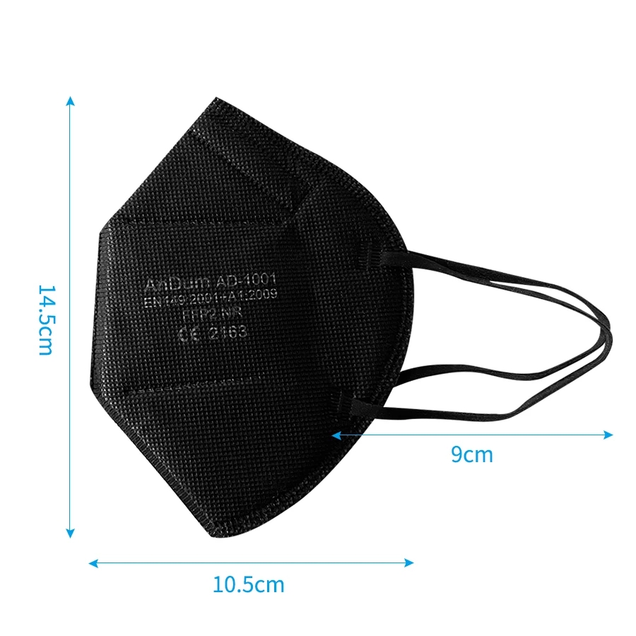 5PCS FFP2 Maskesi CE Onaylı Fi - Respirator Half Face incelemesi ve fiyatı