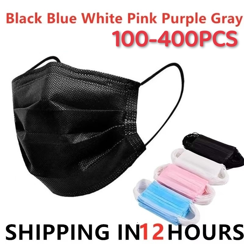 100-400 adet Siyah Maske Tek K - Disposable Surgical Mask incelemesi ve fiyatı